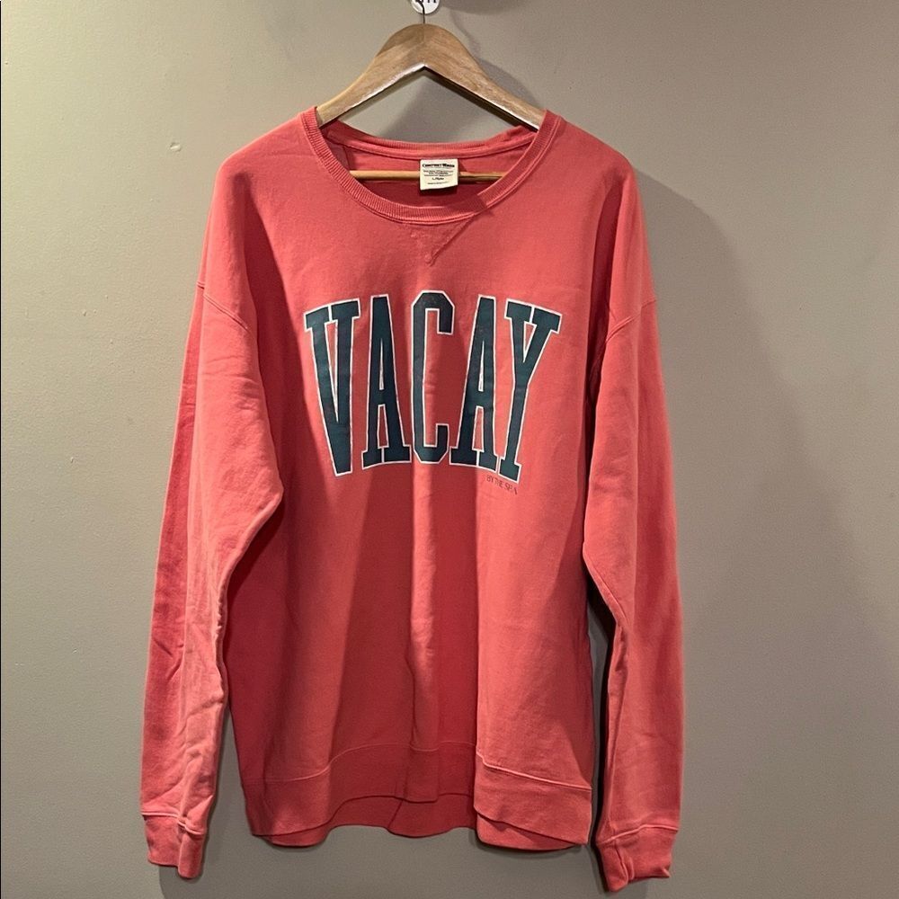 Casual Oversized VACAY' Graphic Sweatshirt